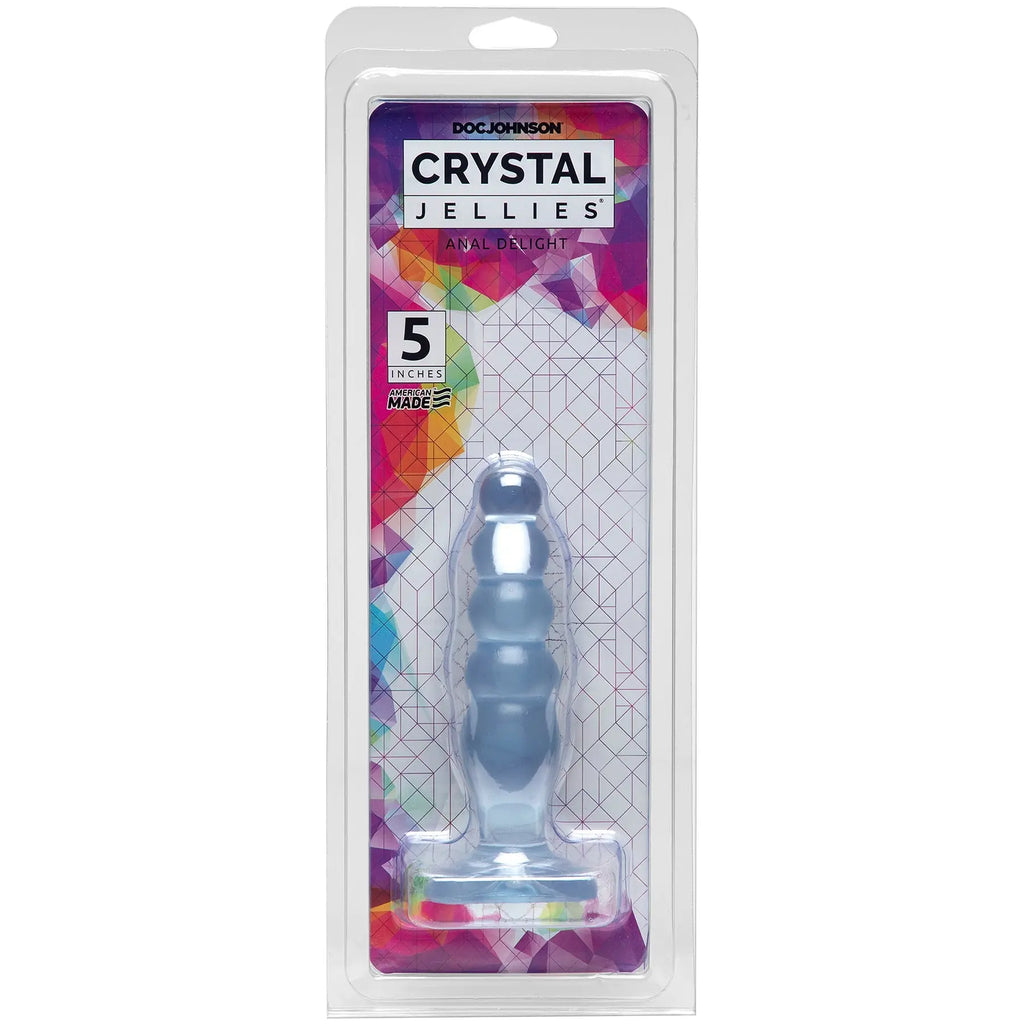 Crystal Jellies Anal Delight - Clear – body-safe materials | Fu'Cha Exotics