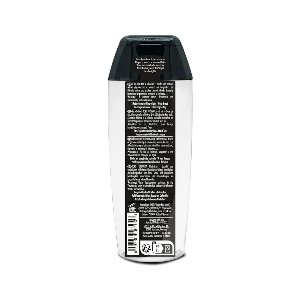 Toko Organica Personal Lubricant - 5.5 Fl. Oz. – body-safe materials | Fu'Cha Exotics