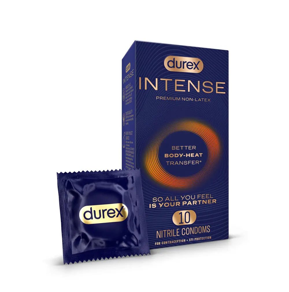 Durex Intense Nitrile Condoms 10 Pack – body-safe materials | Fu'Cha Exotics