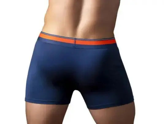 Soo Cumfy Boxer Brief - Small - Navy – body-safe materials | Fu'Cha Exotics
