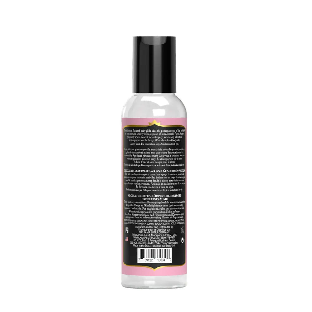 Divine Nectars Flavored Body Glide - Strawberry Dreams - 2 Fl. Oz./ 59ml – body-safe materials | Fu'Cha Exotics