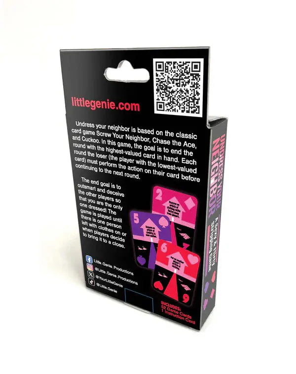 Undress Your Neighbor Card Game – body-safe materials | Fu'Cha Exotics