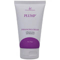 Plump enhancing cream tube, 2 oz, white with purple logo and cap
