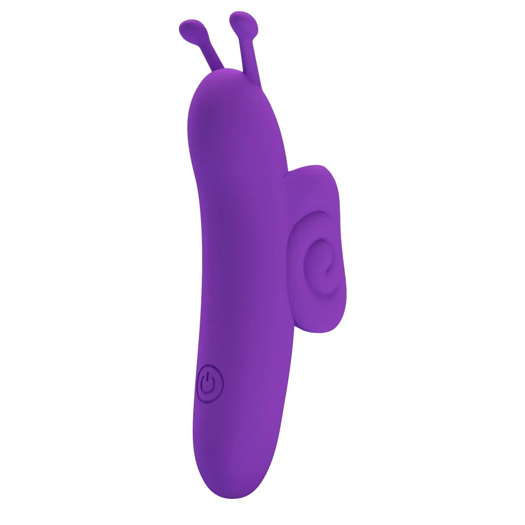 Snail Honey Finger Vibrator - Purple – body-safe silicone 10 vibration modes | Fu'Cha Exotics