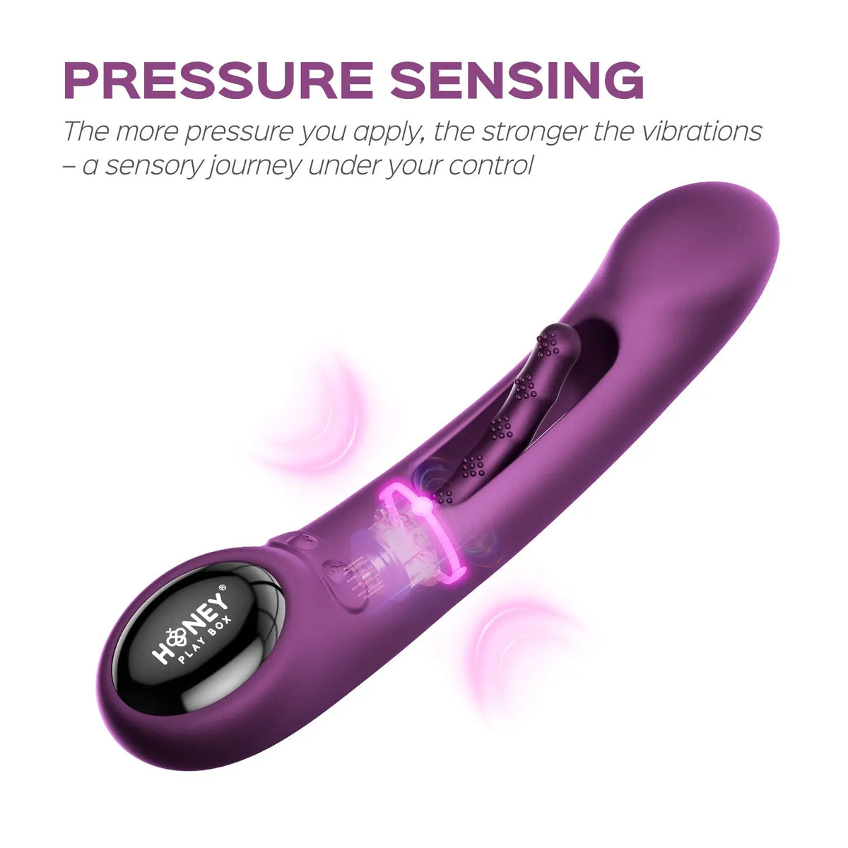 Tempo App-Controlled Tapping G-Spot Vibrator - Purple – body-safe materials | Fu'Cha Exotics
