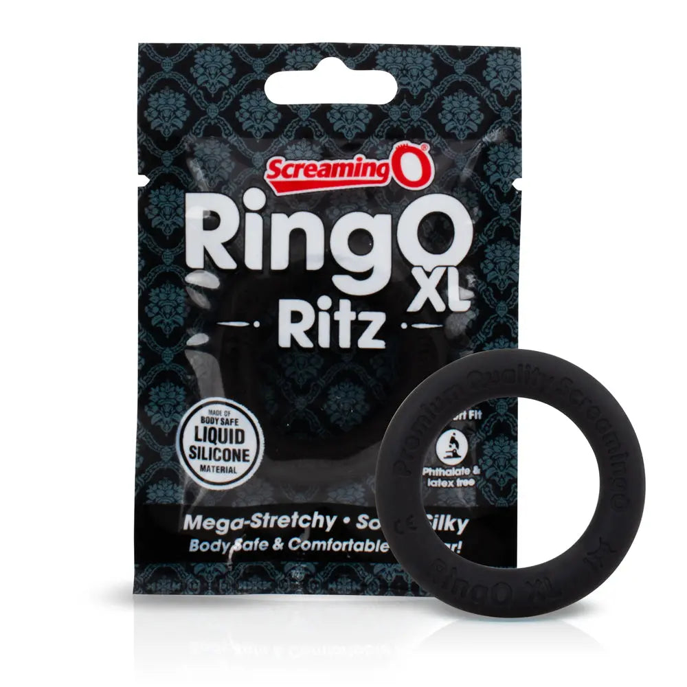Ringo Ritz XL - Black – body-safe materials | Fu'Cha Exotics