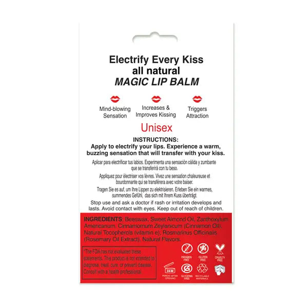 X on the Lips With Pheromones Strawberry – body-safe materials | Fu'Cha Exotics