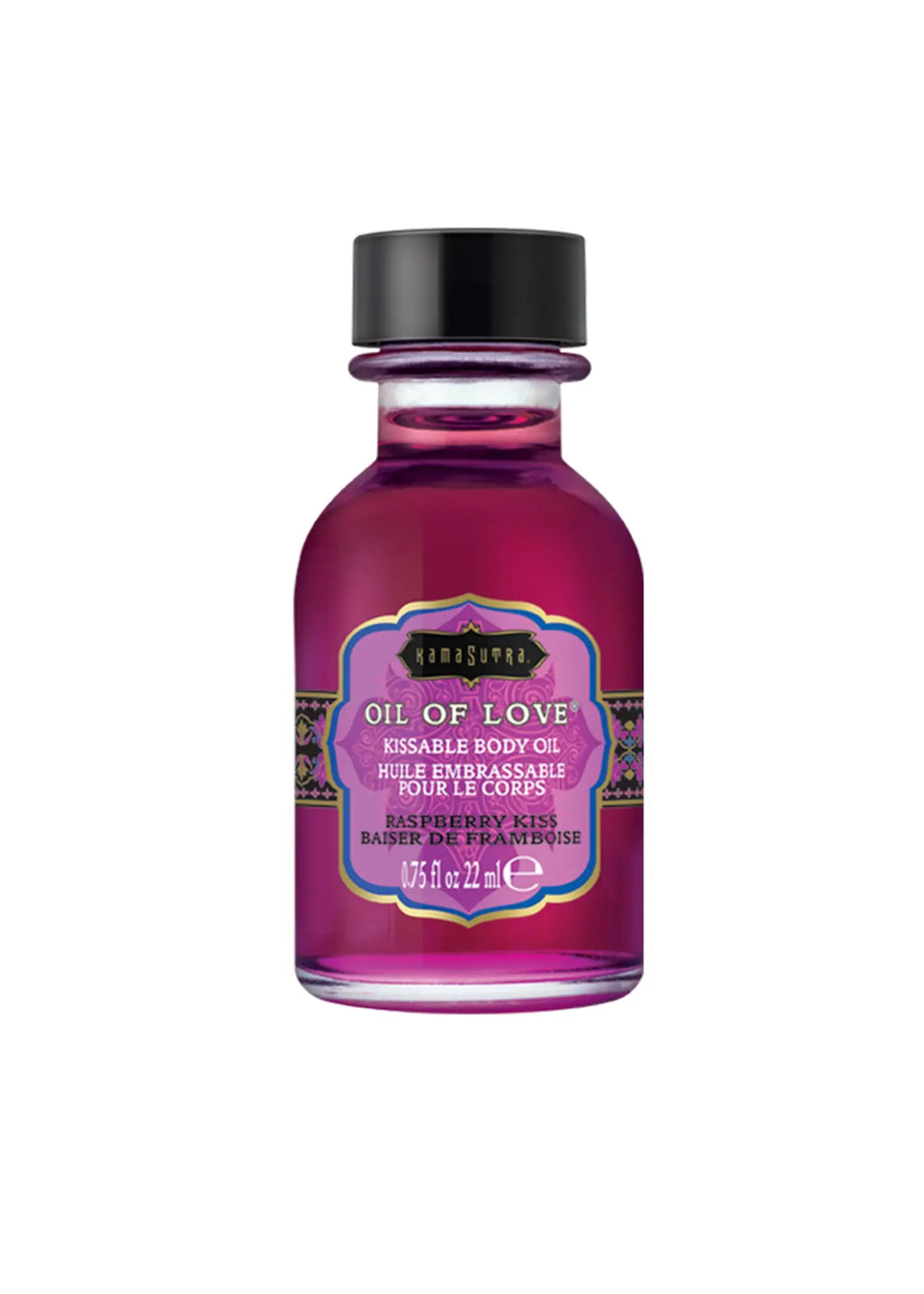 Oil of Love - Raspberry Kiss - 0.75 Fl. Oz. / 22 ml – body-safe materials | Fu'Cha Exotics