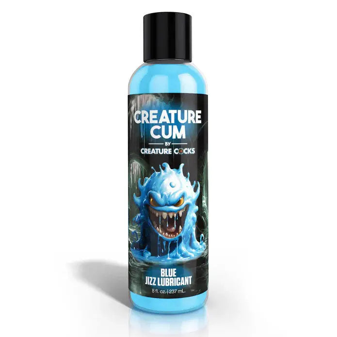 Creature Cum Blue Water-Based Lubricant 8oz – body-safe materials | Fu'Cha Exotics