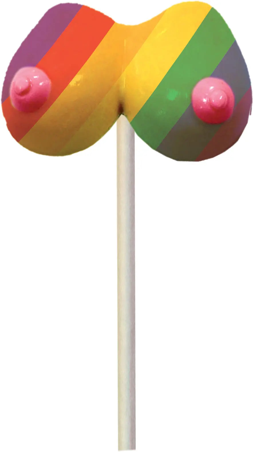 Rainbow Boobie Pops - 1.48 Oz. – body-safe materials | Fu'Cha Exotics