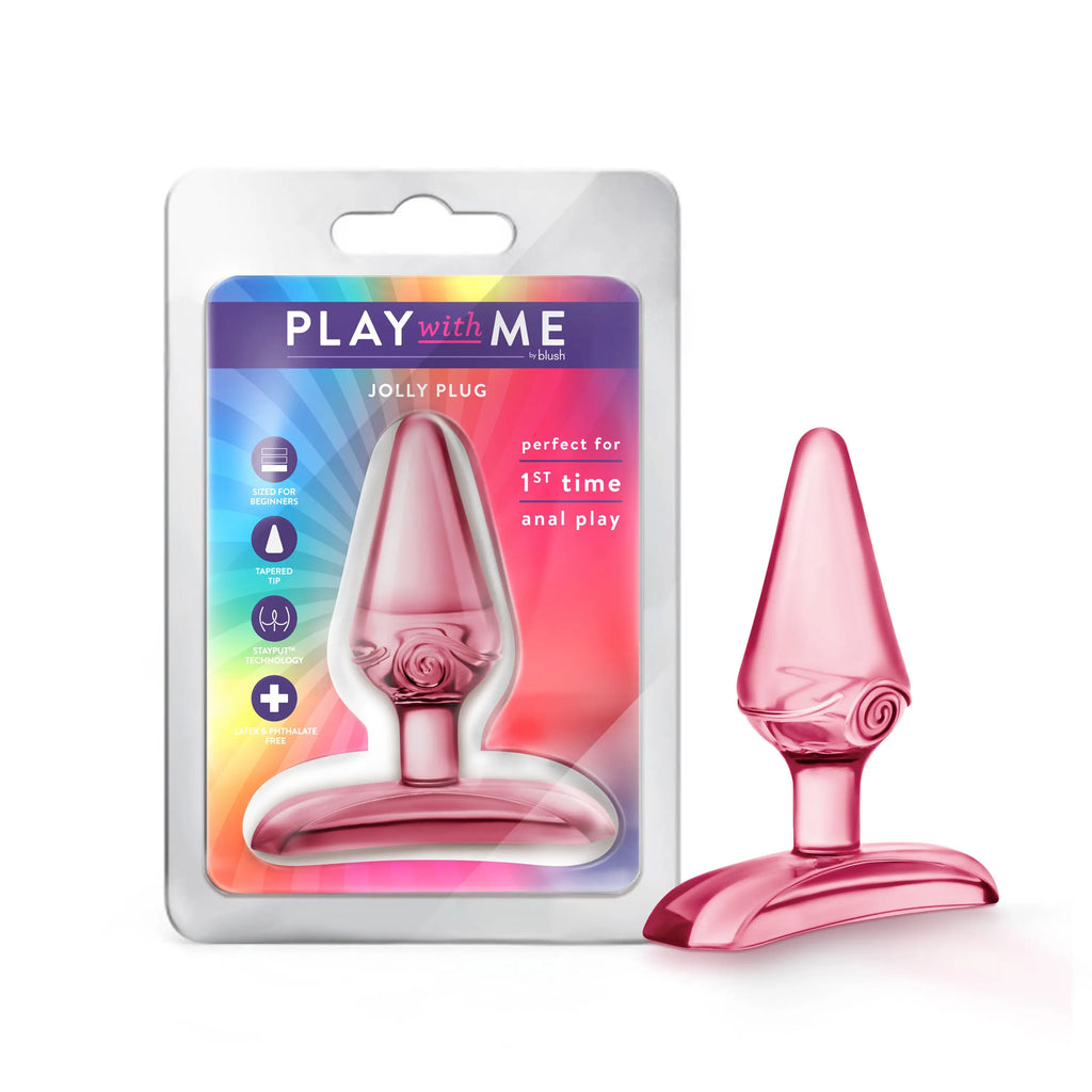 Play With Me - Jolly Plug - Pink – body-safe materials | Fu'Cha Exotics