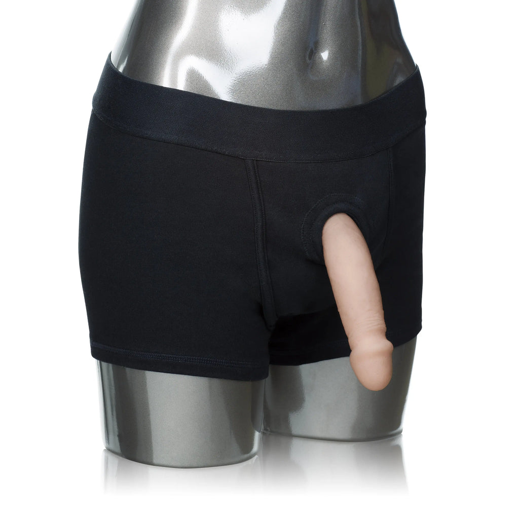 Packer Gear Boxer Brief Harness - Medium/large - Black – body-safe materials | Fu'Cha Exotics