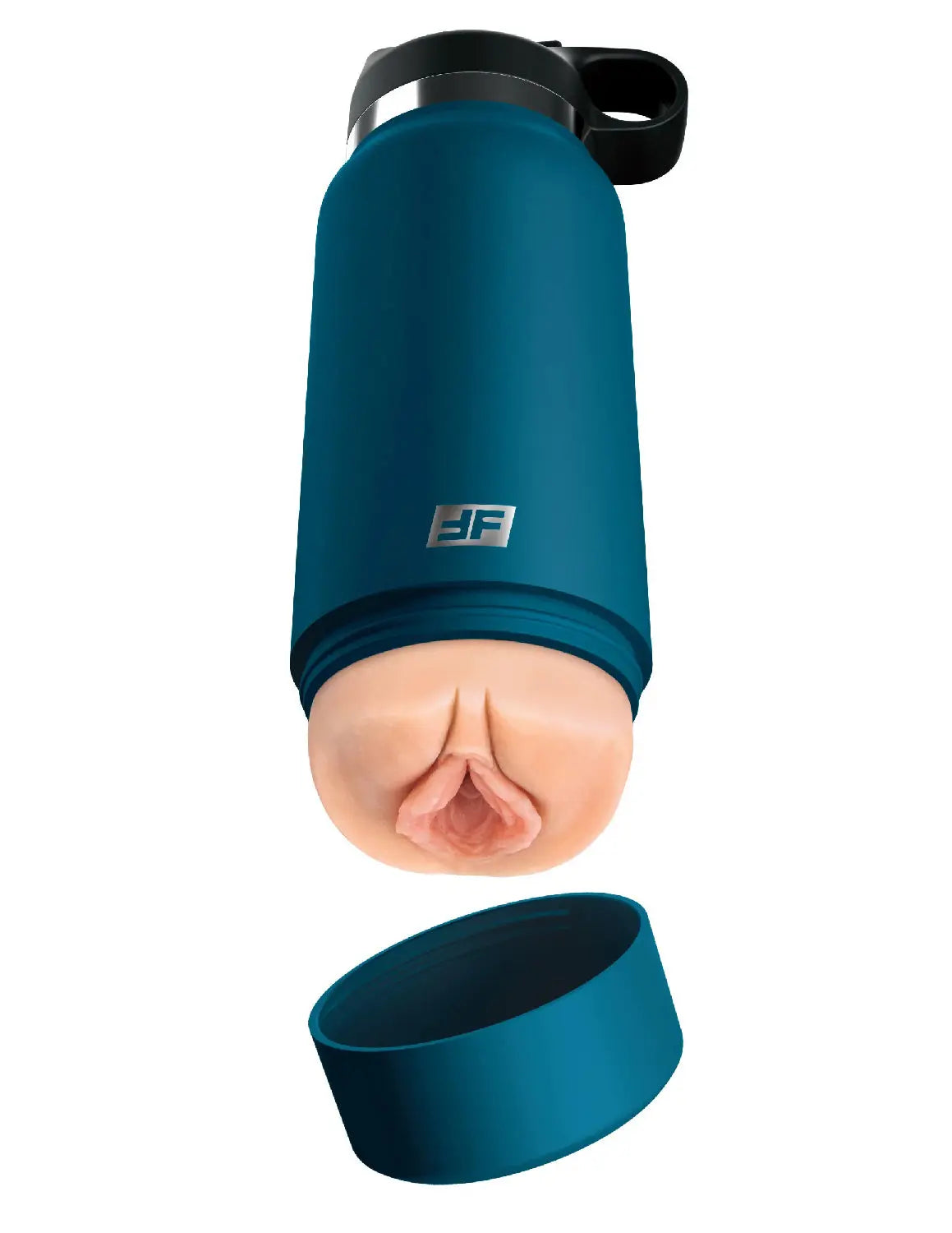Fuck Flask - Private Pleaser - Blue Bottle - Light – body-safe materials | Fu'Cha Exotics
