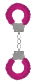 Pleasure Furry Handcuffs - Pink