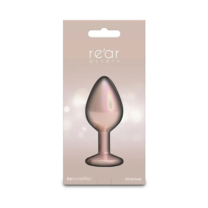 Rear Assets - Iridescent Champagne - Medium - Clear – aluminum | Fu'Cha Exotics