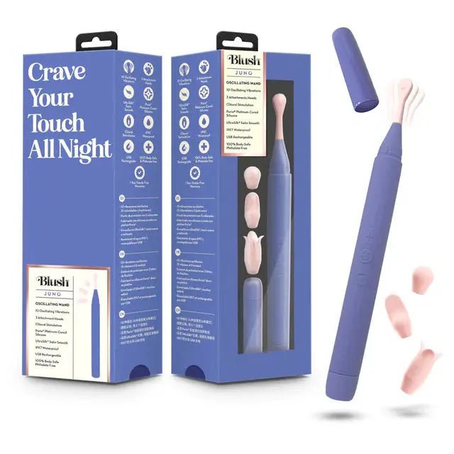 Blush - Juno - Purple – body-safe silicone 10 vibration modes | Fu'Cha Exotics