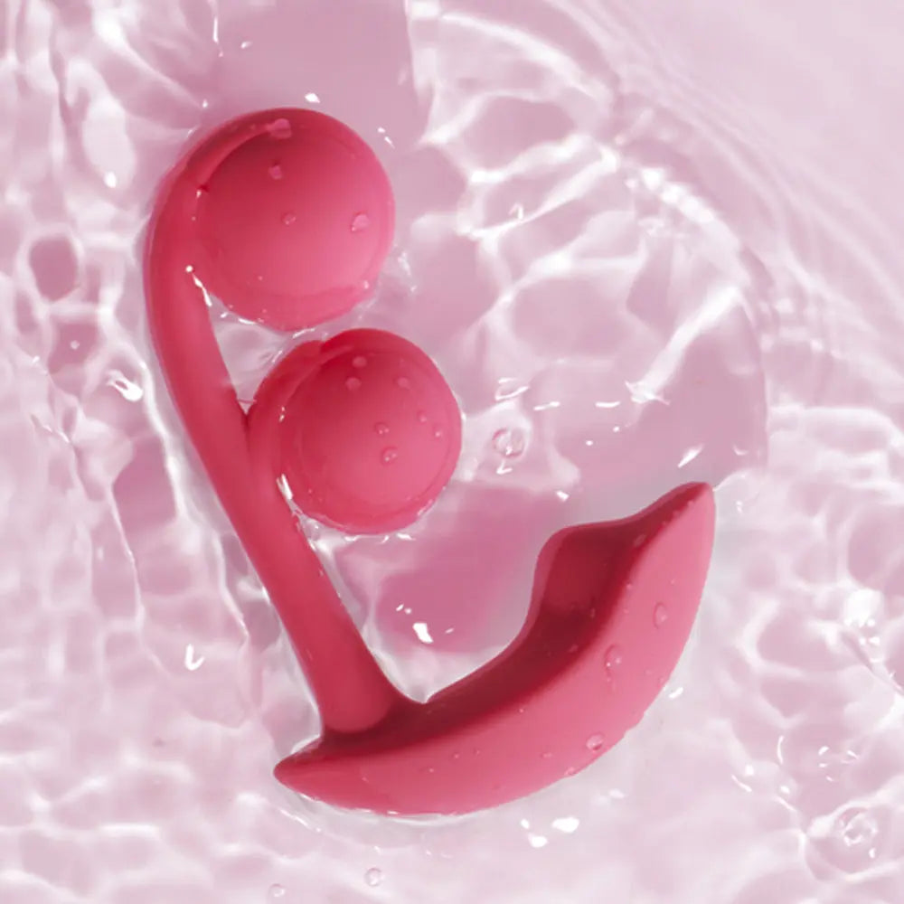Melody Wearable Dual Vibrator - Pink – body-safe materials | Fu'Cha Exotics