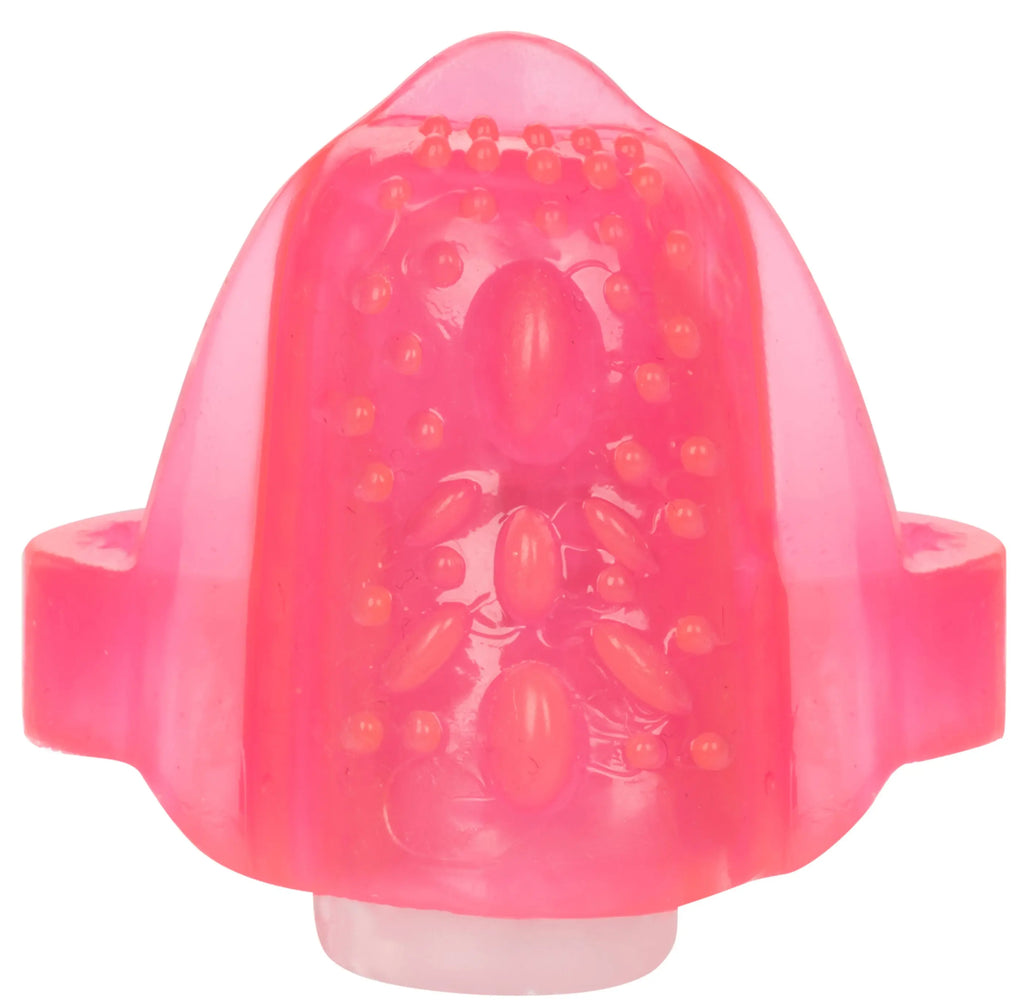 Foil Pack Vibrating Tongue Teaser - Pink – body-safe materials | Fu'Cha Exotics