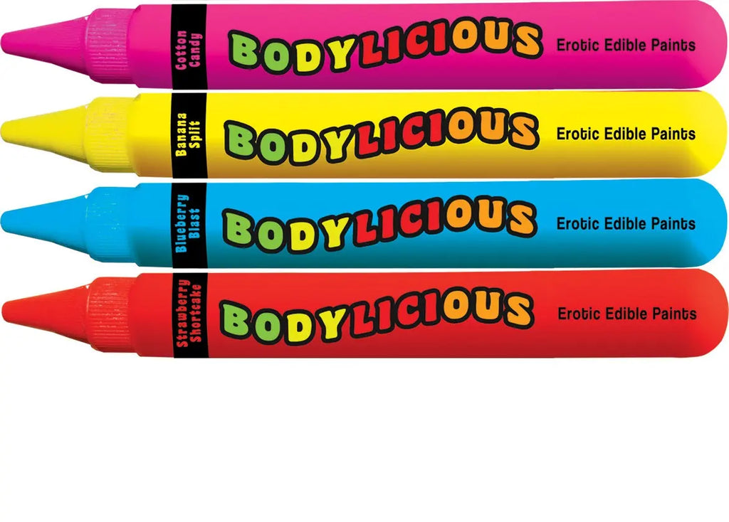 Bodylicious Edible Body Pens - 4pk. - Assorted Flavors – body-safe materials | Fu'Cha Exotics