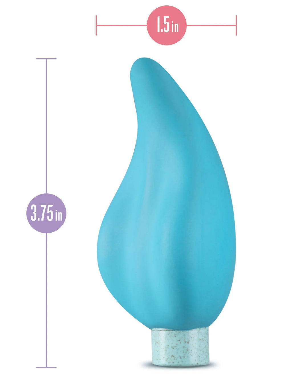 Gaia Eco Caress - Aqua – soft-satin 10 vibration modes | Fu'Cha Exotics