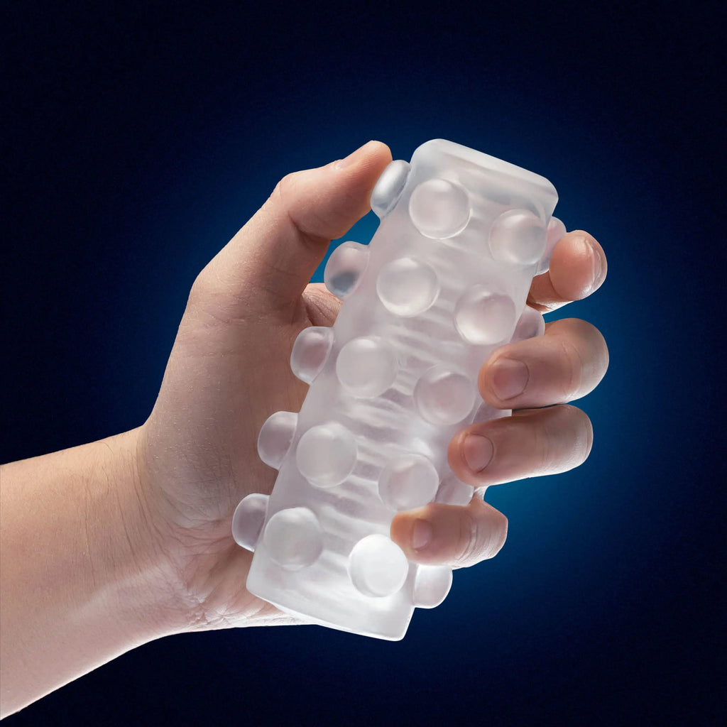 Rize - Swich - Glow in the Dark Self -Lubricating Stroker - Clear – body-safe materials | Fu'Cha Exotics
