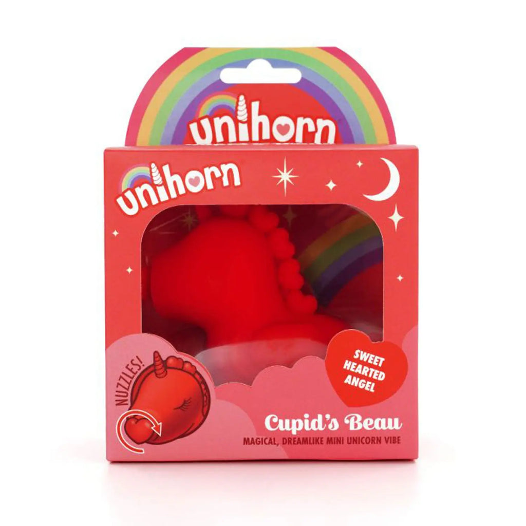 Unihorn - Cupid - the Heart Nosed One - Red – body-safe materials | Fu'Cha Exotics
