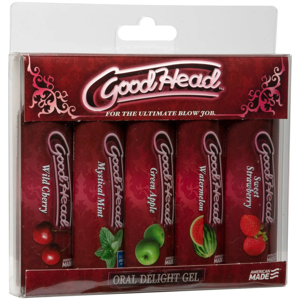 Good Head - Oral Delight Gel - 5 Pack – body-safe materials | Fu'Cha Exotics