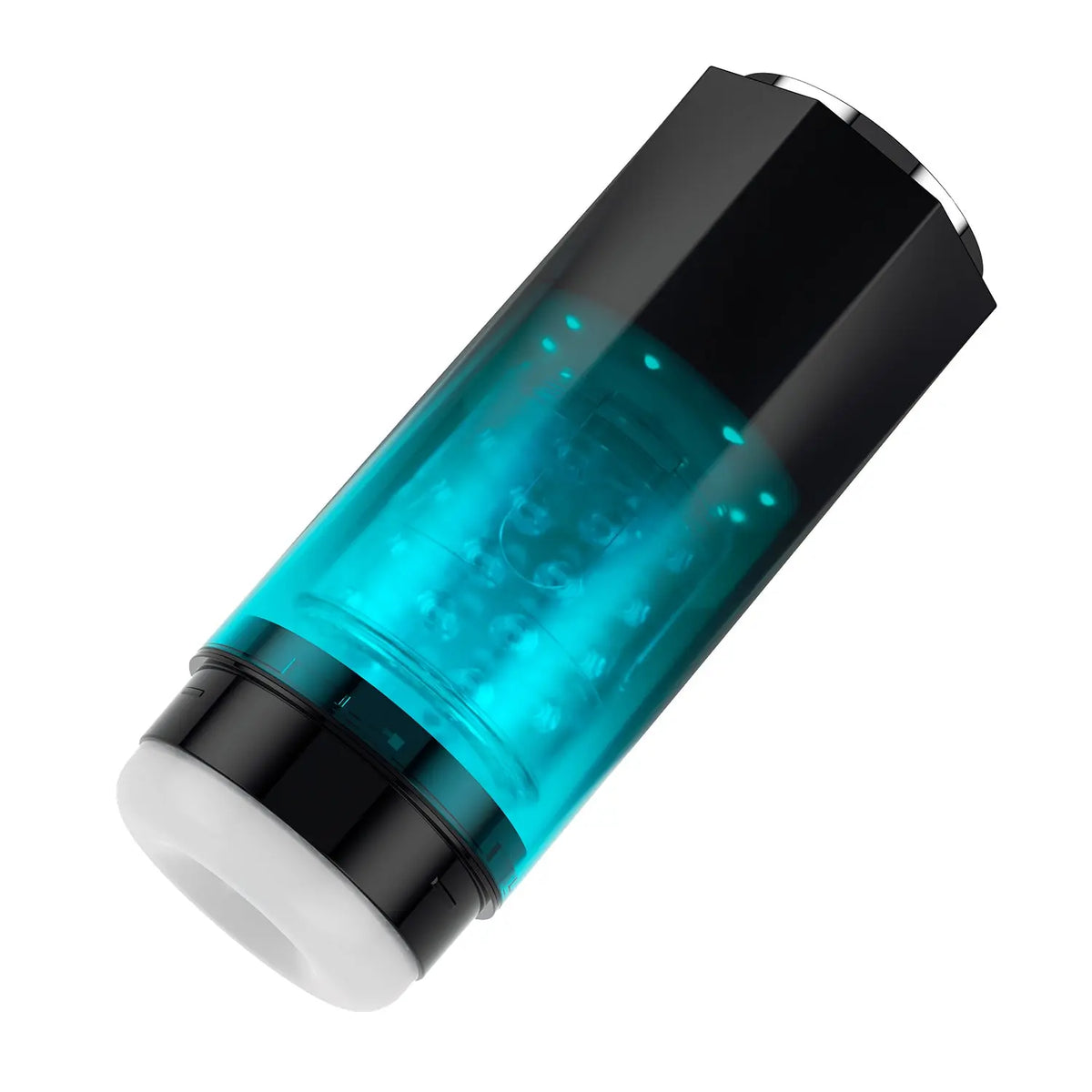 Adrian - Water Spa Rotating Male Masturbator - Blue – body-safe materials | Fu'Cha Exotics