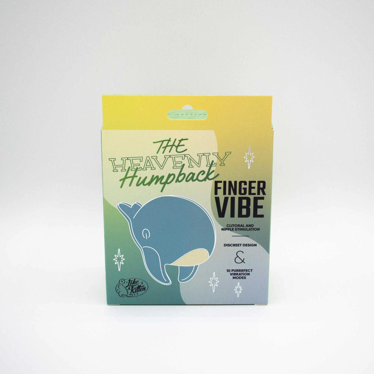 The Heavenly Humpback Finger Bullet Vibrator - Blue – body-safe materials | Fu'Cha Exotics