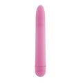 Pink cylindrical power bank with textured end cap