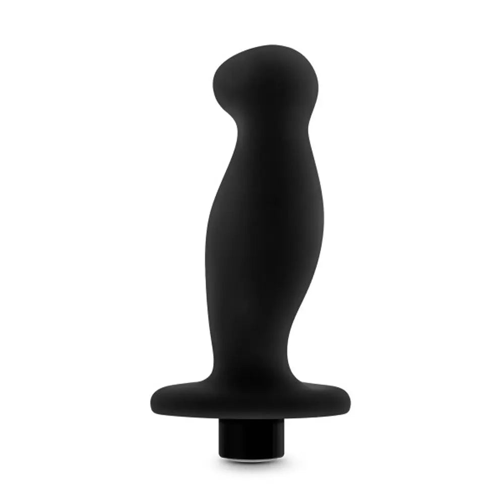 Anal Adventures- Platinum- Silicone Vibrating Prostate Massager 02-Black – body-safe silicone USB-rechargeable | Fu'Cha Ex...