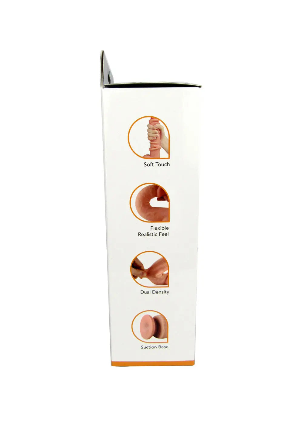 Real Skin 7.5" Dual Layer Dildo - Beige – body-safe materials | Fu'Cha Exotics