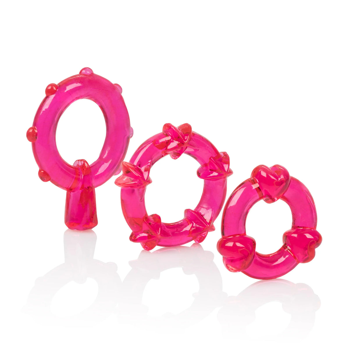 Magic C-Rings - Red – body-safe materials | Fu'Cha Exotics