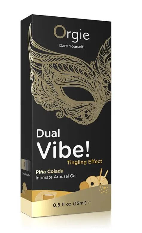 Dual Vibe Pina Colada Kissable Liquid Vibrator - 15ml – body-safe materials | Fu'Cha Exotics