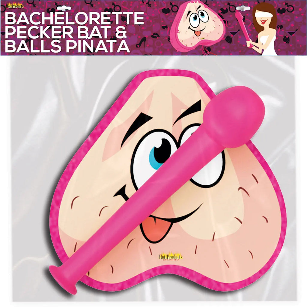 Bachelorette Pecker Bat & Balls Pinata – body-safe materials | Fu'Cha Exotics