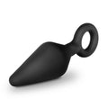 Anal Adventures Platinum - Silicone Loop Plug - Large - Black