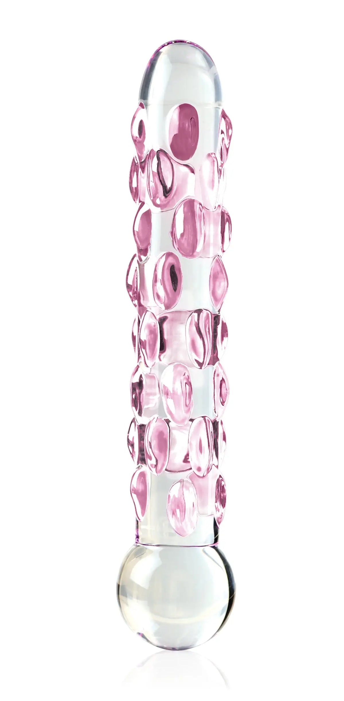 Icicles No. 7 - Clear / Pink – body-safe materials | Fu'Cha Exotics