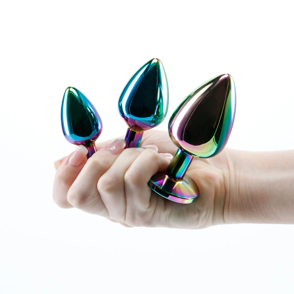 Rear Assets - Trainer Kit - Multicolor - Rainbow Heart – body-safe materials | Fu'Cha Exotics