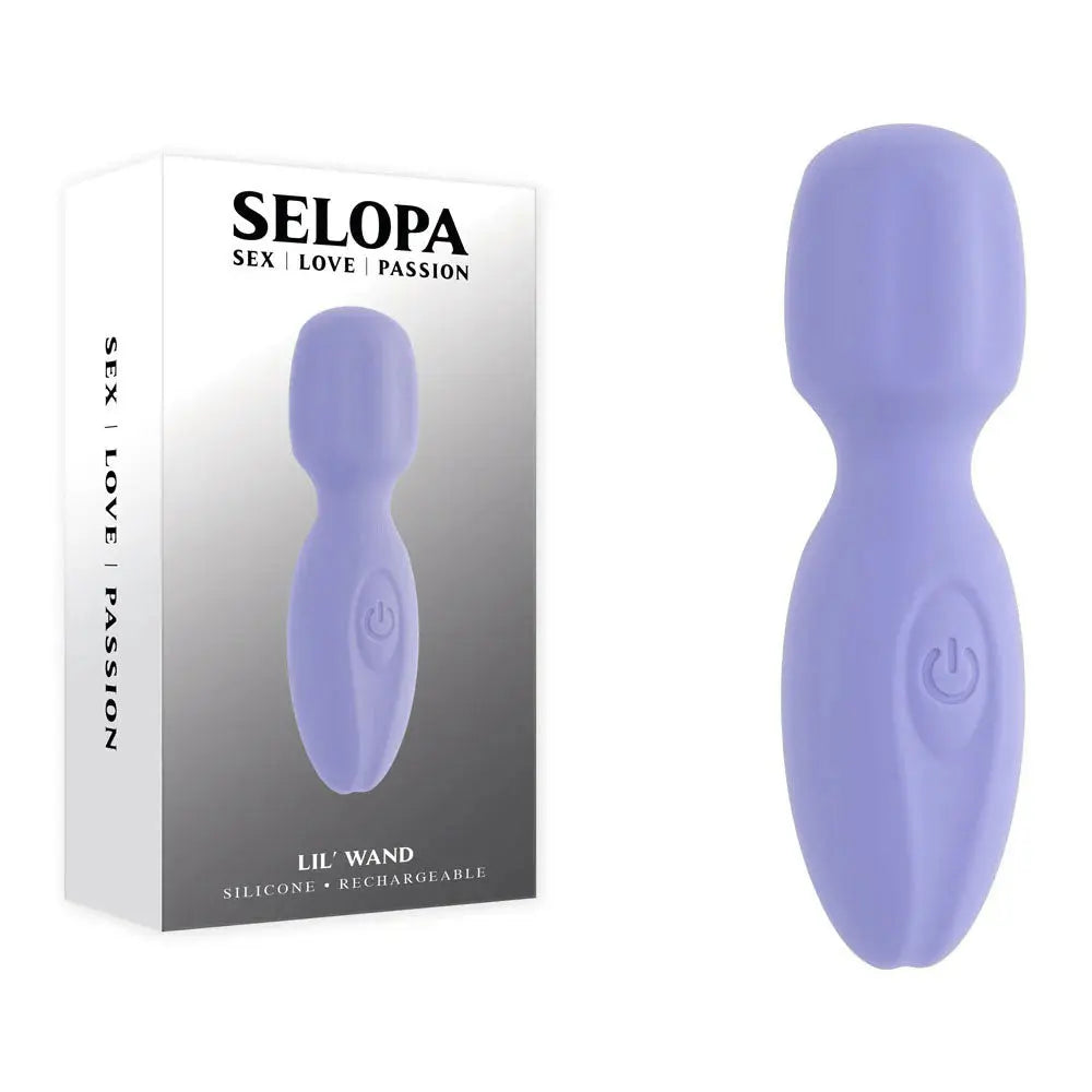 Lil Wand - Purple – body-safe silicone 10 vibration modes | Fu'Cha Exotics