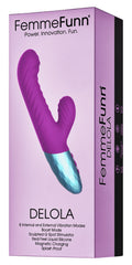 Delola Liquid Silicone Rabbit - Purple