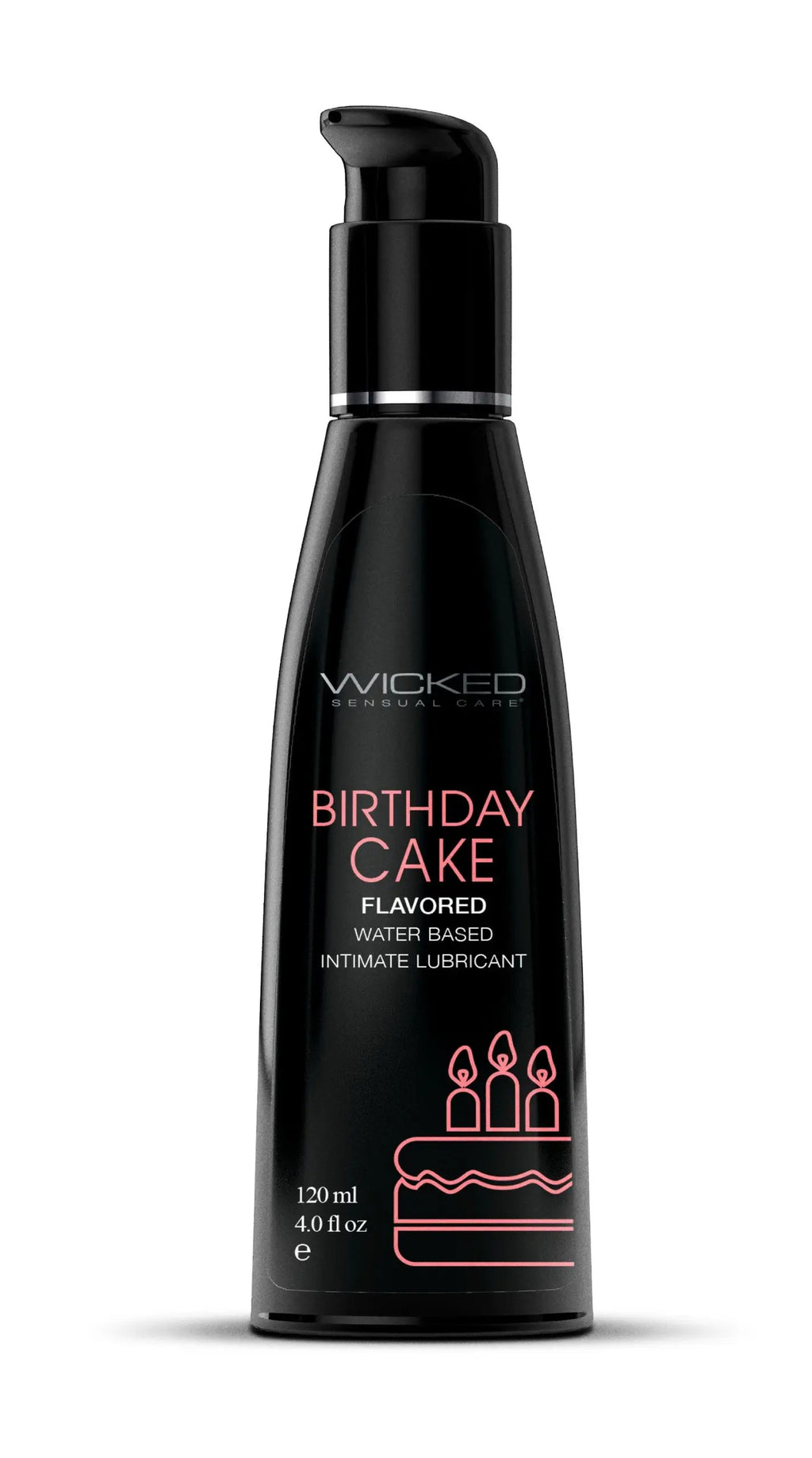 Aqua Birthday Cake Flavored Water Based Intimate Lubricant 4 Fl. Oz. – body-safe materials | Fu'Cha Exotics