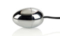 Colt egg-shaped power device with chrome finish and black cable