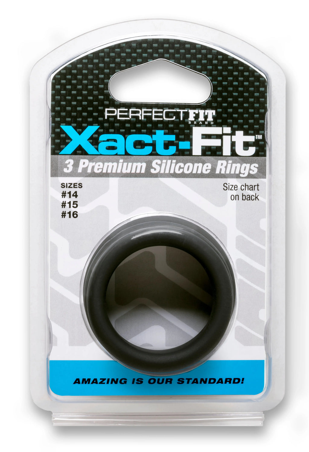Xact- Fit 3 Premium Silicone Rings - #14, #15, #16 – body-safe silicone | Fu'Cha Exotics