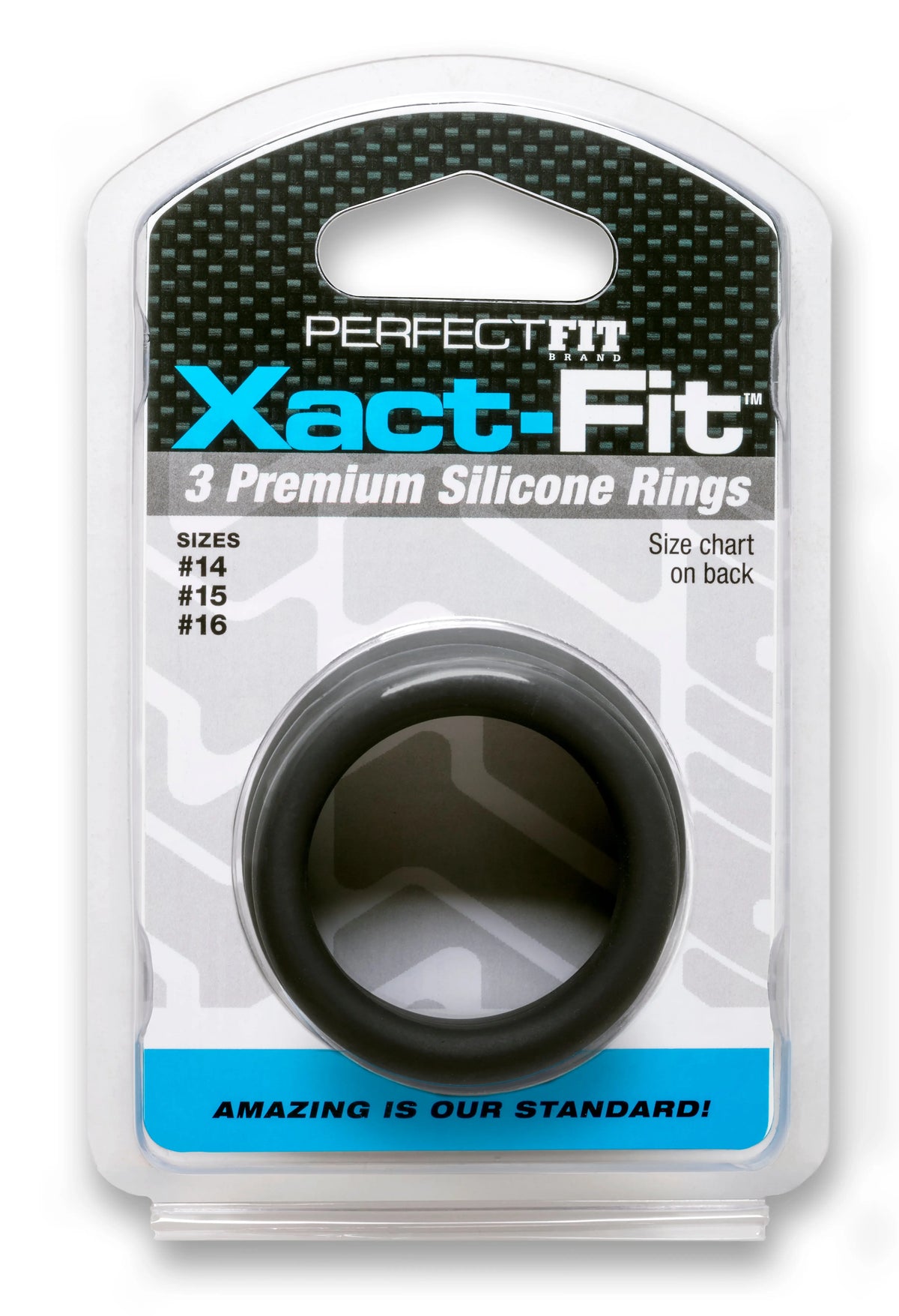 Xact- Fit 3 Premium Silicone Rings - #14, #15, #16 – body-safe silicone | Fu'Cha Exotics