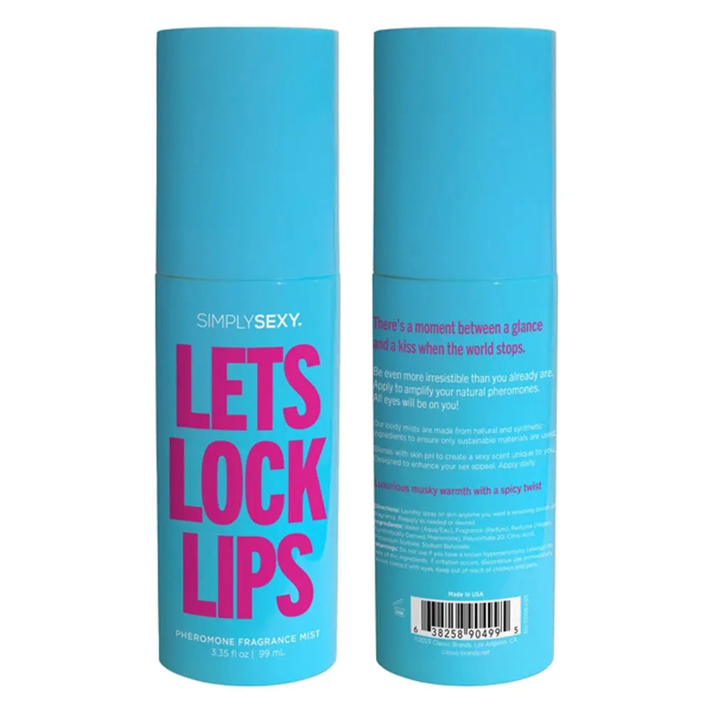 Lets Lock Lips - Pheromone Fragrance Mists 3.35 Oz – body-safe materials | Fu'Cha Exotics