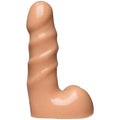 Realistic adult sex toy, curved silicone penis with rounded tip