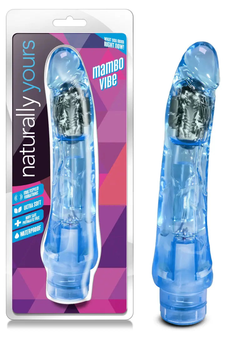 Naturally Yours - Mambo Vibe - Blue – body-safe materials | Fu'Cha Exotics