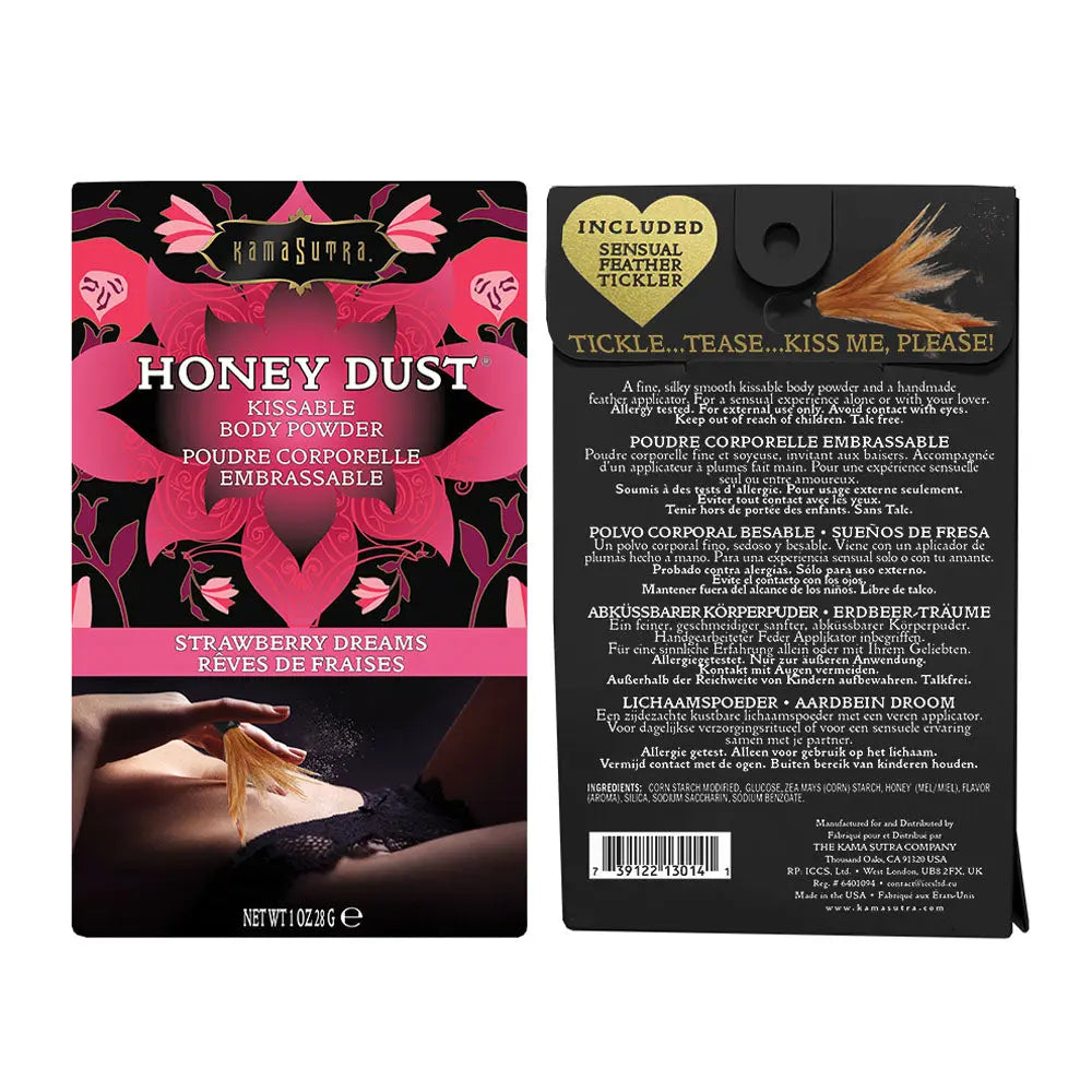 Honey Dust Strawberry Dreams 1 Oz – body-safe materials | Fu'Cha Exotics