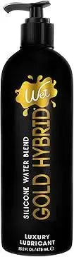 Wet Gold Hybrid Water Silicone Blend 16oz – body-safe silicone | Fu'Cha Exotics