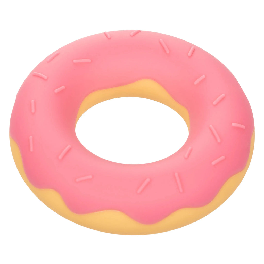 Naughty Bits Dickin Donuts Silicone Donut Cock Ring - Pink – body-safe materials | Fu'Cha Exotics
